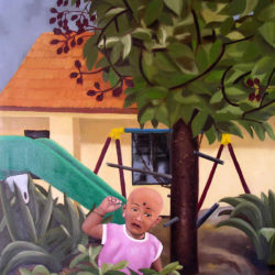 Artist: Ashok Kumar Gopalan, Title: Play School, Medium: Oil on Canvas