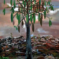 Artist: Ashok Kumar Gopalan, Title: Cotton Tree_1,  Medium: Oil on Canvas