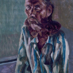 Artist: Ashok Kumar Gopalan, Title: Man, Medium: Oil on Canvas